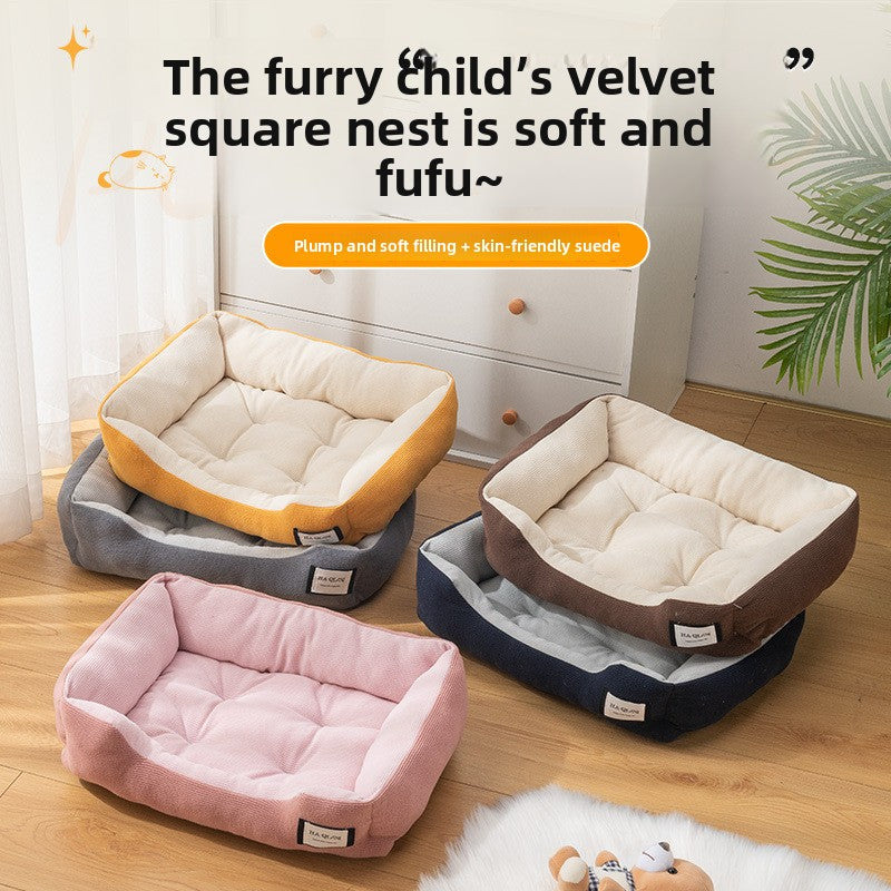 Dog Bed,Pet Couch Bed, Winter Comfort, All-Season Use, Dog Pad, Sleeping Pad