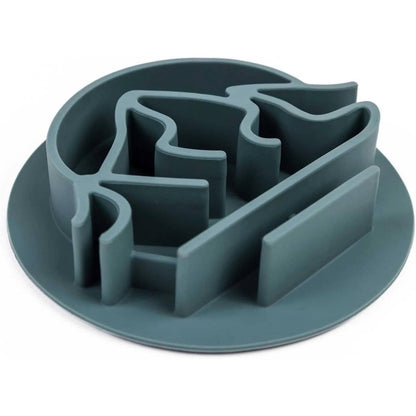 Slow Feeder Bowl | Non-Slip Iron Dish for Fast-Eating Dogs | Promotes Healthy Digestion | Mealtime Enrichment | Adventure-Ready, Top Rack Dishwasher Safe | Fits Bowls with a 7+ Inch Diameter