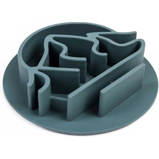 Slow Feeder Bowl | Non-Slip Iron Dish for Fast-Eating Dogs | Promotes Healthy Digestion | Mealtime Enrichment | Adventure-Ready, Top Rack Dishwasher Safe | Fits Bowls with a 7+ Inch Diameter