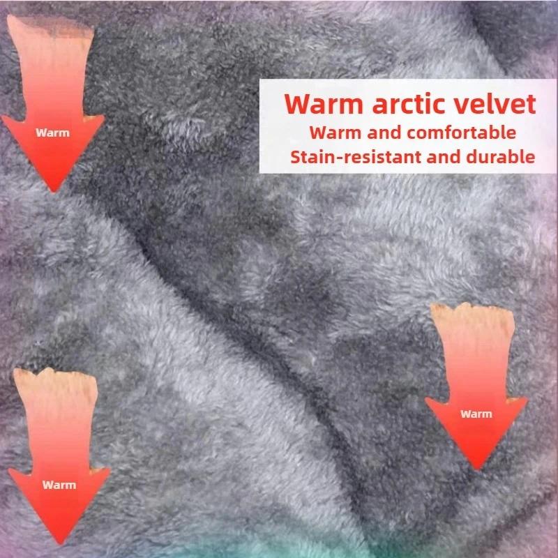 Large Size Dog Bed Mat | Winter Use, Keep Warm, Double-sided, Polyester Fiber Fill, Stress-relieving for Golden Retrievers