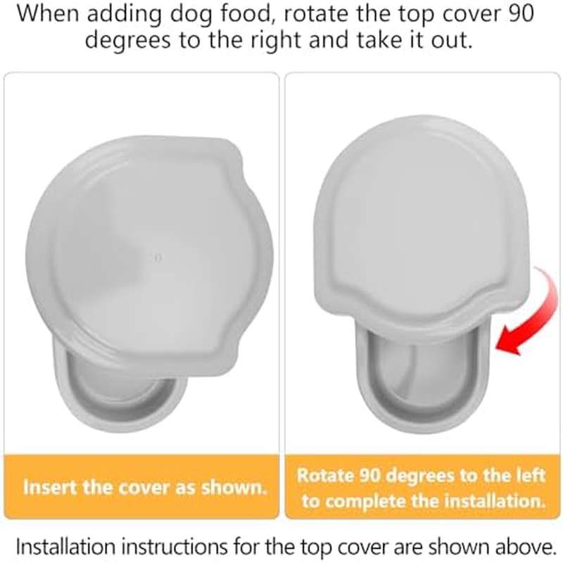 2.51gal Large Automatic Dog Food Dispenser & Gravity Feeder - No Required, Heavy-Duty Pet Food Dispenser Suitable for Indoor\Outdoor Use, Large Dogs, Travel - Gravity- with Non-Slip Base & Feeders for Bully Breeds & Heavy-Eaters