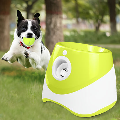 Interactive Dog Ball Launcher Toy - Durable Plastic, Space-Saving Design for All Breeds, Ideal for Garden & Lawn Play, No Batteries Needed, Dog Toys