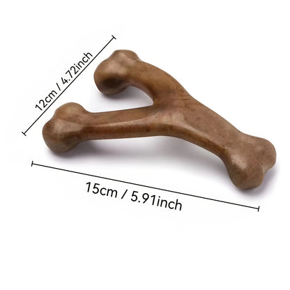 Indestructible Dog Chew Toy for Aggressive Chewers, Long Lasting Tough Boredom Breaker for Dogs, Teething Bone Chew Toys for Large Medium Dogs