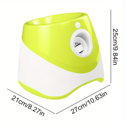 Interactive Dog Ball Launcher Toy - Durable Plastic, Space-Saving Design for All Breeds, Ideal for Garden & Lawn Play, No Batteries Needed, Dog Toys